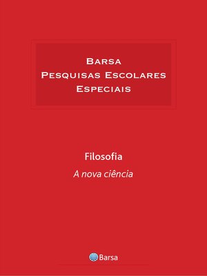 cover image of Temática--Filosofia--Nova Ciência